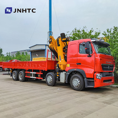 Howo T7H Neu 8*4 12 Räder 40 Tonnen 380 PS Kran Max 16 Tonnen Arm Ladung mit Kran