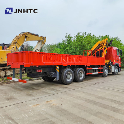 Howo T7H Neu 8*4 12 Räder 40 Tonnen 380 PS Kran Max 16 Tonnen Arm Ladung mit Kran