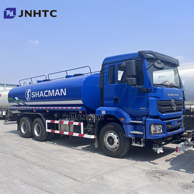 Unterstützung der Anpassung Blue Shacman H3000 20m3 Wassersprinkler LKW Wasserbehälter für die Straßenwartung