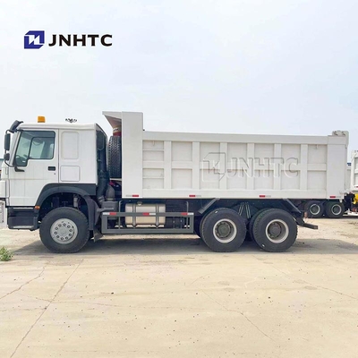 Neue / gebrauchte Sinotruk Howo-Dump-Trucks 400 PS Schwerlastwagen 10 Räder Linksgetriebe Kipper-Truck für Afrika
