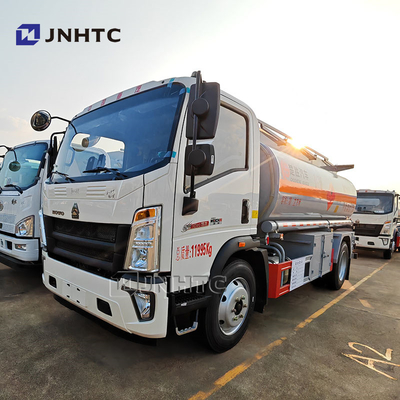 Niedrigpreis HOWO 10m3 Euro2 Euro3 Benzin Benzin Diesel Leichtbrennstoff Öl Lieferwagen Tankwagen Turck
