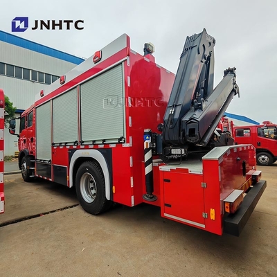 Howo TX Feuerwehrfahrzeug 5000L Wasser Schaum Tanker 4X4 mit Kranfahrzeug