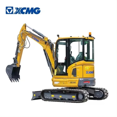 Billiger Preis XCMG XE35E 3 Tonnen Hydraulischer Multifunktions-Minibagger 2,8 Tonnen kleiner Bagger für die Gartenfarm