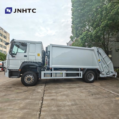 HOWO Müllwagen Verdichter 4x2 Euro 2 Abfallentsorgung Müllbehälter Hinterlader Lkw Grüner Diesel Modell Neues