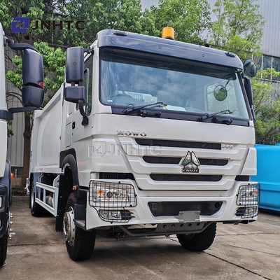 HOWO Müllwagen Verdichter 4x2 Euro 2 Abfallentsorgung Müllbehälter Hinterlader Lkw Grüner Diesel Modell Neues
