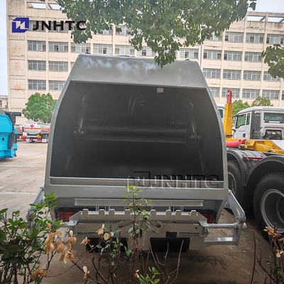 HOWO Müllwagen Verdichter 4x2 Euro 2 Abfallentsorgung Müllbehälter Hinterlader Lkw Grüner Diesel Modell Neues
