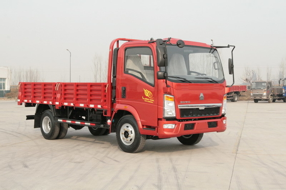 10 Schwergut-LKW-rote Farbe 6 ermüdet der Tonnen-4x2 Sinotruk Howo7 mit Klimaanlage