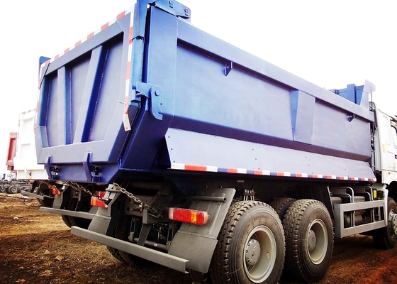 Pferdestärke Sinotruk Howo 6x4 des Euro-II Hochleistungskipplaster-371 25 Tonnen Laden