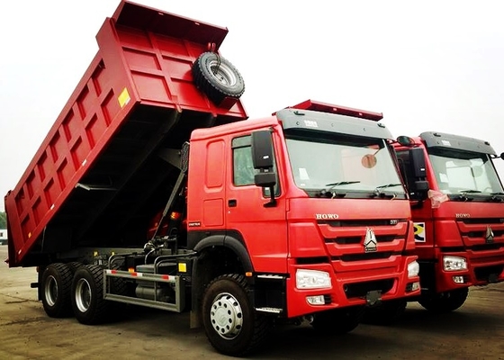 Pferdestärken-Hochleistungskipplaster Sinotruk 6x4 371 25 Tonnen HOWO-LKW-