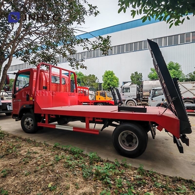Warmverkauf HOWO Wrecker Truck 4x2 3-5 Tonnen Flatbed Light Duty Wrecker Schleppwagen