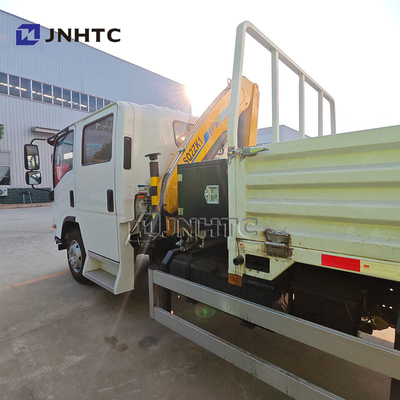 Neuer ISUZU Dump Truck mit Kranhebe 4X2 160 PS Euro 3 Lkw-Lkw-Kran 2 Tonnen Lkw mit Kran