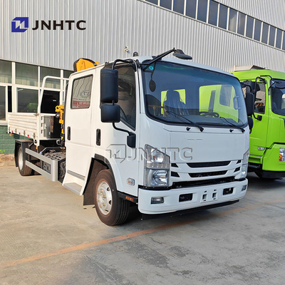 Neuer ISUZU Dump Truck mit Kranhebe 4X2 160 PS Euro 3 Lkw-Lkw-Kran 2 Tonnen Lkw mit Kran