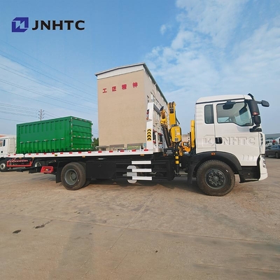HOWO TX Kranwagen 320 PS 4X2 15 TON Ladung Montiert Wrecker LKW mit hydraulischen Geraden Boom Kranwagen