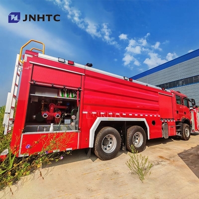 HOWO Feuerwehrfahrzeug 6X4 480 PS 5000 L Wasser Schaum Tanker Feuerwehrfahrzeug Mini Feuerwehrfahrzeug