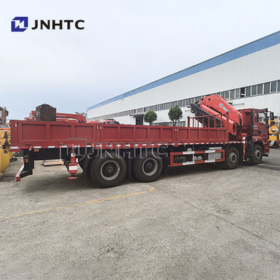 Shacman M3000 8x4 Schwerlast-Hydraulischer Lkw-Kran Shenbai 25Ton 30Ton 35Ton Klappboom-Lkw Montierter Kran zum Verkauf