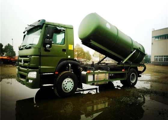 Kippen Sie Lenkrad-Vakuumabwasser-Saug-LKW/Abwasser-Reinigungs-LKW