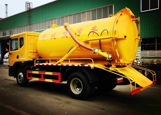 Des gelbe der Farbediesel-SINOTRUCK 6M3 Vorderachsen Abwasserkanal-Saug-LKW-HF7
