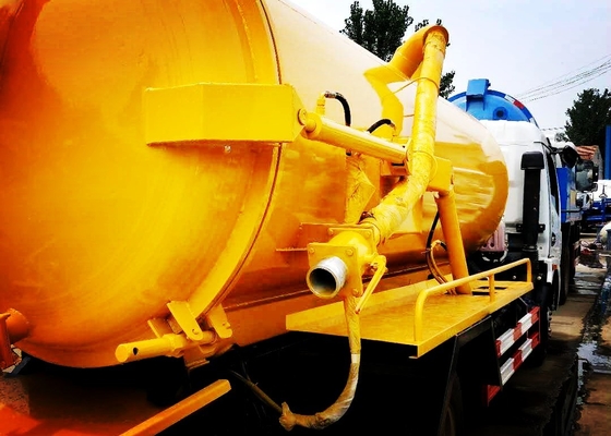 Kippen Sie Lenkrad-Vakuumabwasser-Saug-LKW/Abwasser-Reinigungs-LKW