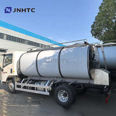 HOWO 8cbm Kraftstoffbehälter LKW Leichtlastölbehälter LKW Mobilbehälter LKW Aluminiumbrennstoffbehälter zum Verkauf