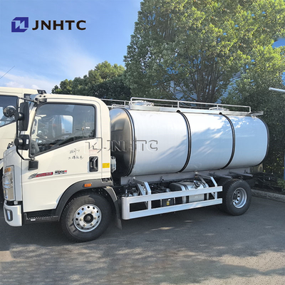 HOWO 8cbm Kraftstoffbehälter LKW Leichtlastölbehälter LKW Mobilbehälter LKW Aluminiumbrennstoffbehälter zum Verkauf