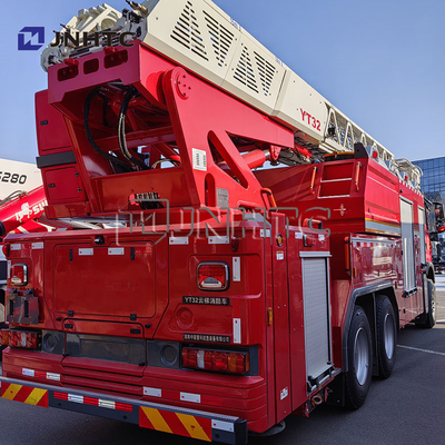 6x4 Antrieb 32 Meter Arbeitshöhe Treppe Feuerwehrfahrzeug für Rettung von Hochhäusern
