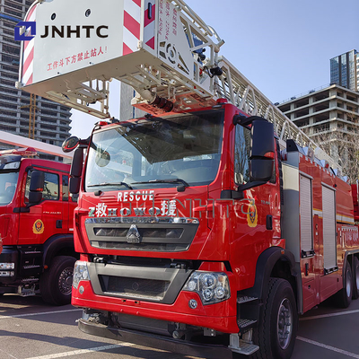 6x4 Antrieb 32 Meter Arbeitshöhe Treppe Feuerwehrfahrzeug für Rettung von Hochhäusern