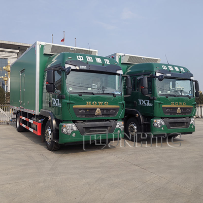 Guter Preis Aumark HOWO TX7 6x4 Kühlfahrzeug Diesel Leichtbau Kühlbehälter 1-6Ton Gefrierschrank Kühlfahrzeug