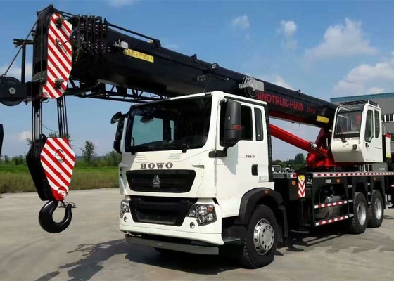 360 aller Rotations-LKW angebrachte Knöchel-Boom streckt 10 rote Farbe der Tonnen-SQ10ZK3Q