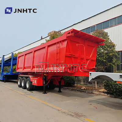 Hydraulischer Abwurf-Tipper-Anhänger 3 Achsen-Semi-Anhänger für den Transport von Bauabfällen / Sand