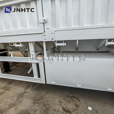 2achs 3achs 20Ton-40Ton Ladekiste Semi-Anhänger mit 40ft-45ft Seitenzaun Transport