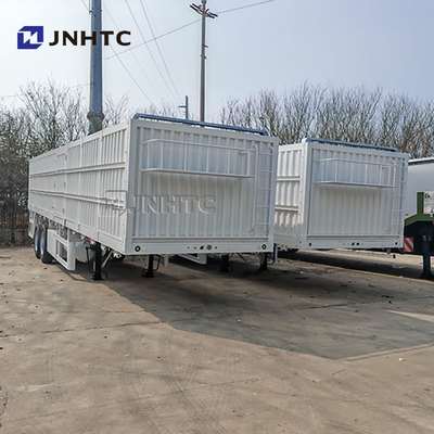 2achs 3achs 20Ton-40Ton Ladekiste Semi-Anhänger mit 40ft-45ft Seitenzaun Transport