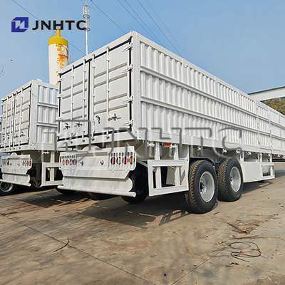 2achs 3achs 20Ton-40Ton Ladekiste Semi-Anhänger mit 40ft-45ft Seitenzaun Transport