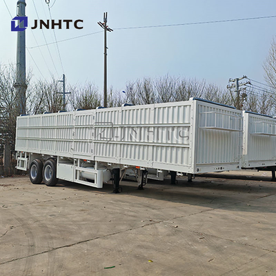 2achs 3achs 20Ton-40Ton Ladekiste Semi-Anhänger mit 40ft-45ft Seitenzaun Transport