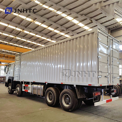 25 Tonnen Howo Lkw 8*4 Lieferwagen Diesel-Handgetriebe Verdickte Container Box Lkw
