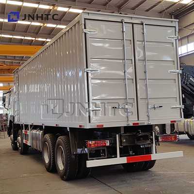25 Tonnen Howo Lkw 8*4 Lieferwagen Diesel-Handgetriebe Verdickte Container Box Lkw