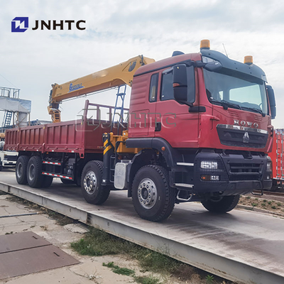 Fabrikpreis SINOTRUK HOWO TX 371HP 20 Tonnen Lastwagen montierte gerade Boom-Kran zum Verkauf