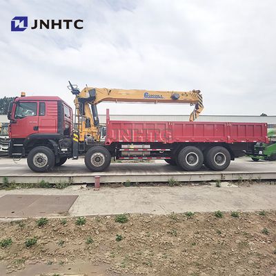 Fabrikpreis SINOTRUK HOWO TX 371HP 20 Tonnen Lastwagen montierte gerade Boom-Kran zum Verkauf