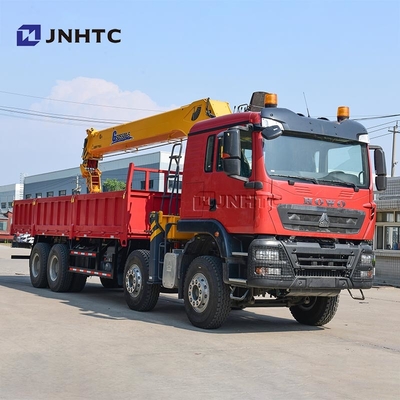 Howo TX LKW Montierter Kran 8x4 12 Tonnen bis 20 Tonnen Gerader Arm-Kran