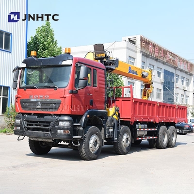 Howo TX LKW Montierter Kran 8x4 12 Tonnen bis 20 Tonnen Gerader Arm-Kran