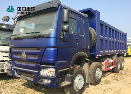 Vorderer anhebender HOWO Kippwagen des Euro-2 schweren der Lasts-371HP des LKW-8x4 12 des Reifen-