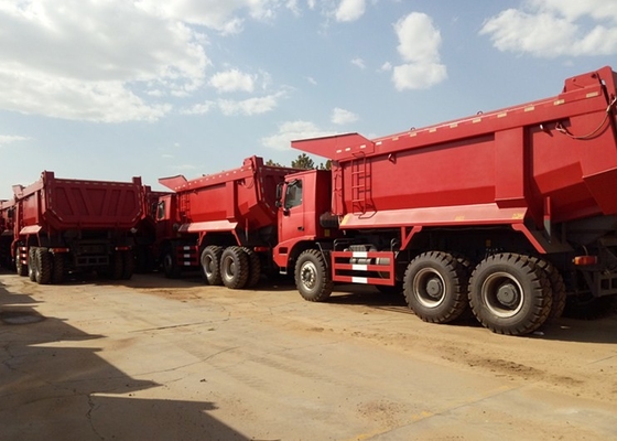 420 Pferdestärken 6x4 70 Tonnen-großer Bergbau-Kipplaster Hochleistungs-Howo ZZ5707V3840CJ