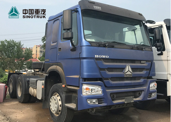 6 x 4 10 Hochleistungstraktor-Kopf des Rad-Primärantrieb-LKW-Euro2 420hp