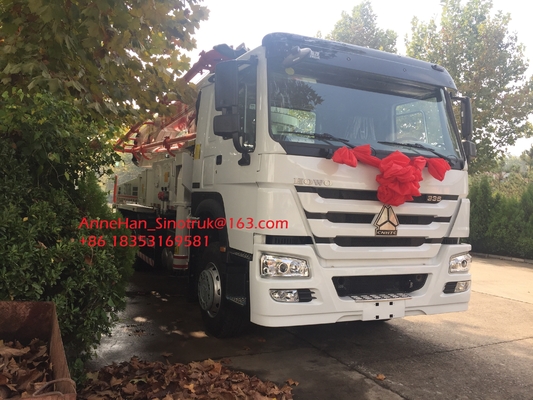 8 x 4 LKW angebrachter niedriger Verbrauch der Betonpumpe-LKW-Maschinen-SINOTRUK HOWO