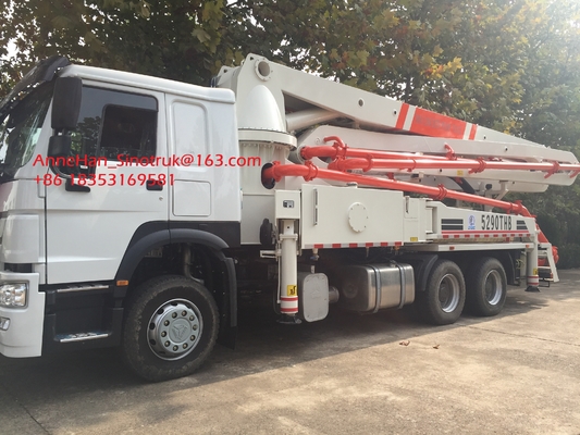 8 x 4 LKW angebrachter niedriger Verbrauch der Betonpumpe-LKW-Maschinen-SINOTRUK HOWO