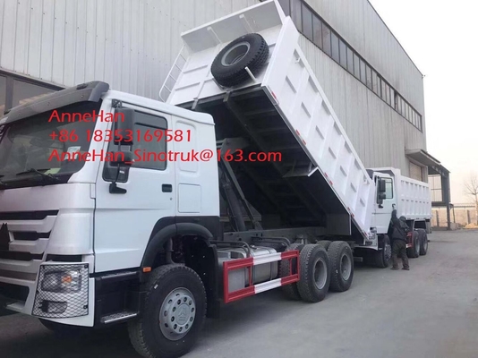 Weißer Hochleistungskipplaster Farbe-Sinotruk Howo7, Geschäftemacher 10 20 Tonnen 6x4-Kippwagen-
