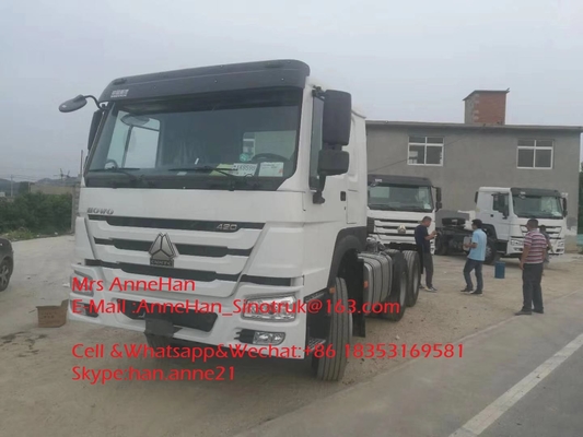 Traktor-LKW 6x4 10 420hp Sinotruk Howo7 dreht Kabine HW76 für Schleppseil 50T
