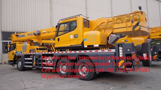 Schwerer Aufzug-mobiler LKW angebrachter Kran QY50KA 50 Tonne Rc chinesisches hydraulisches