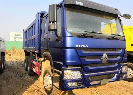 Pferdestärken-schwerer Kipplaster Sinotruk 6x4 371 25 Tonnen blaue Farblange Lebens-