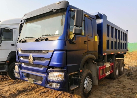 Pferdestärken-schwerer Kipplaster Sinotruk 6x4 371 25 Tonnen blaue Farblange Lebens-