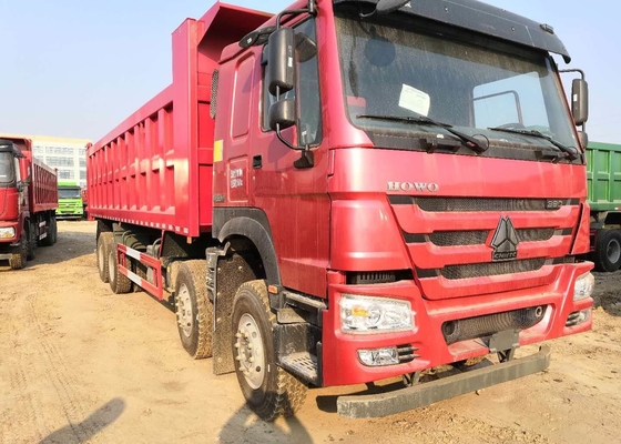 Ausrüstung HOWO-Hochleistungs-Kipplaster-6x4 mit internationalem Kipplaster der rote Farbe371hp